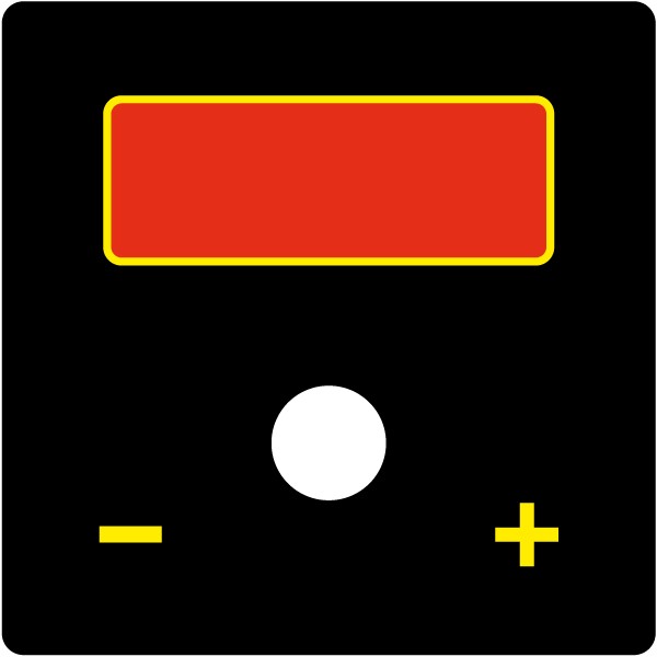 SERIGRAPHY FOR POTENTIOMETER MODULE