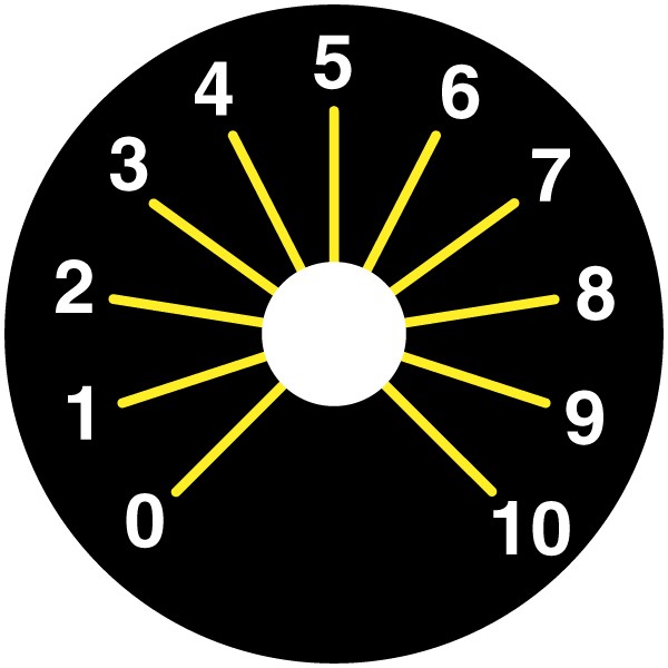 WRAC0101 Sérigraphie pour Potentiomètre